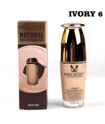 7601-031I6 Glass bottle with golden cap,  liquid foundation of single package,color Ivory6